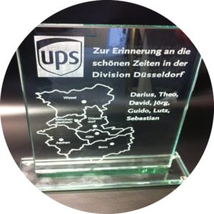 Awards Plexiglas Sportpreise Eventpreise Glas Komischke Düsseldorf